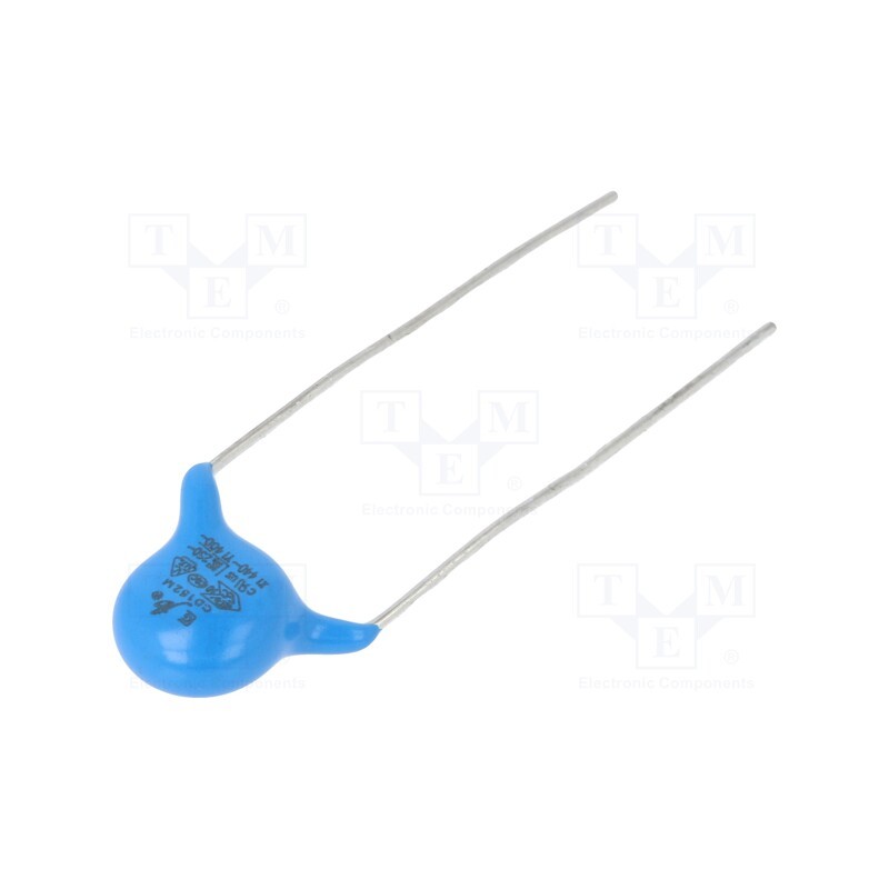 50 pcs : JYAA4152MDF075000B - Capacitor: ceramic, Y1, 1.5nF, 400VAC, Y5V, ±20%, 10mm