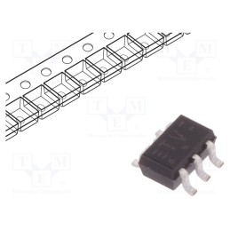 10 pcs : 74HCT2G17GW,125 - IC: digital, buffer,non-inverting, Ch: 2, CMOS,TTL, SMD, SC88, HCT