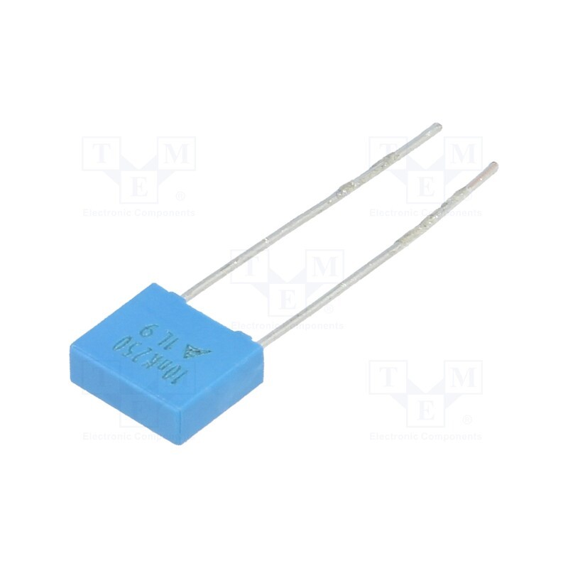 50 pcs : B32529C3103K289 - Capacitor: polyester, 0.01uF, 160VAC, 250VDC, 5mm, ±10%, -55÷125°C