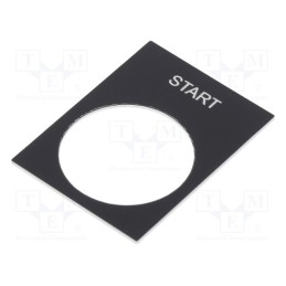 10 pcs : ZB2BY2303 - Label, control station