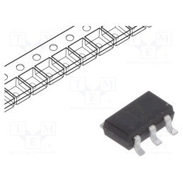 10 pcs : 74HCT2G17GV,125 - IC: digital, buffer,non-inverting, Ch: 2, CMOS,TTL, SMD, SC74, HCT