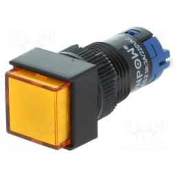 10 pcs : LAS2F-11Z/O - Switch: push-button, Pos: 2, SPDT, 0.5A/250VAC, 1A/24VDC, ON-ON