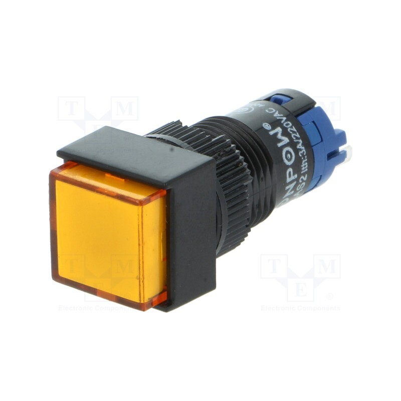 10 pcs : LAS2F-11Z/O - Switch: push-button, Pos: 2, SPDT, 0.5A/250VAC, 1A/24VDC, ON-ON