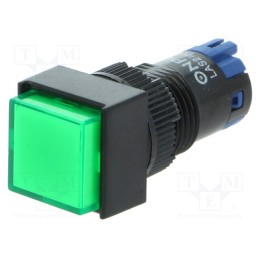 10 pcs : LAS2F-11Z/G - Switch: push-button, Pos: 2, SPDT, 0.5A/250VAC, 1A/24VDC, ON-ON