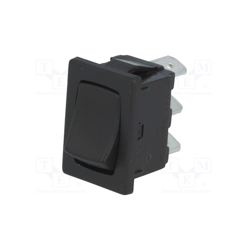 10 pcs : H8610VBBB - ROCKER, SPDT, Pos: 2, ON-ON, 10A/250VAC, 10A/28VDC, black, none, 8600