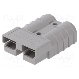 10 pcs : 992-BK - Plug, DC supply, SB® 50, hermaphrodite, w/o contacts, for cable
