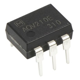 1 pcs - Panasonic Solid State Relay, 130 mA Load, PCB Mount, 350 V Load, 1.5 V Control