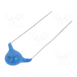 50 pcs : JYC3I221KDB065000B - Capacitor: ceramic, 220pF, 6kVDC, Y5P, ±10%, 10mm