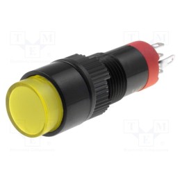 10 pcs : LAS3Y-11Z/Y - Switch: push-button, Pos: 2, SPDT, 0.5A/250VAC, 1A/24VDC, ON-ON
