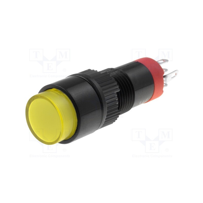 10 pcs : LAS3Y-11Z/Y - Switch: push-button, Pos: 2, SPDT, 0.5A/250VAC, 1A/24VDC, ON-ON