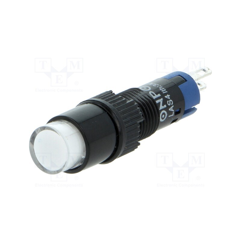 10 pcs : LAS4Y-11Z/W - Switch: push-button, Pos: 2, SPDT, 0.5A/250VAC, 1A/24VDC, ON-ON