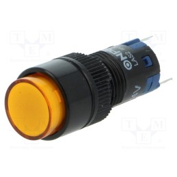 10 pcs : LAS2Y-11/24/O - Switch: push-button, Pos: 2, SPDT, 0.5A/250VAC, 1A/24VDC, ON-(ON)