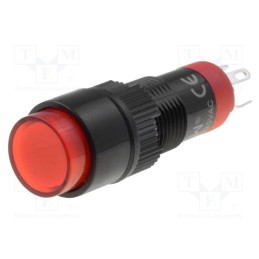 10 pcs : LAS3Y-11Z/R - Switch: push-button, Pos: 2, SPDT, 0.5A/250VAC, 1A/24VDC, ON-ON