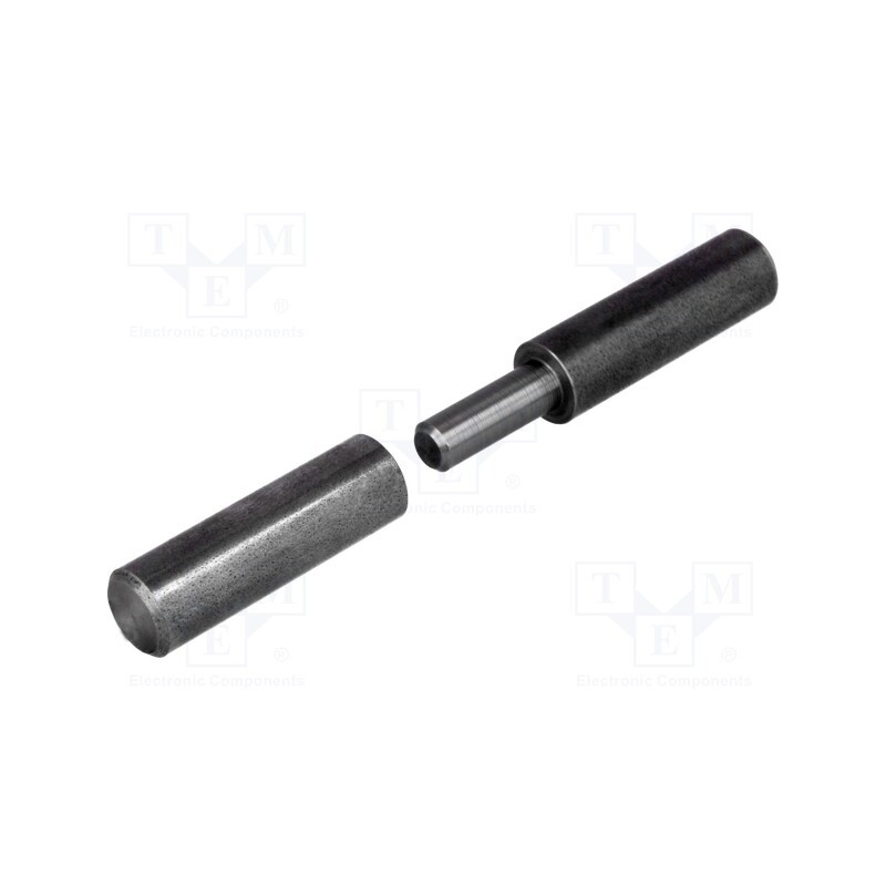 10 pcs : 3.ST7.003 - Hinge, steel, H: 65mm, Ø: 10mm