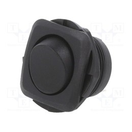 10 pcs : RB1-1A-DC-2-B - ROCKER, SPST, Pos: 2, ON-OFF, 10A/28VDC, black, none, Rcont max: 50mΩ