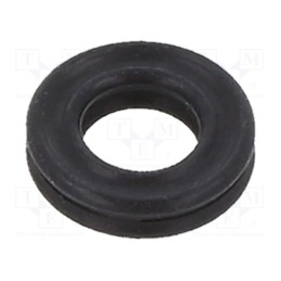 50 pcs : 10-003.68X001.78 X-RING FPM - X-ring washer, FPM, Thk: 1.78mm, Øint: 3.68mm, -30÷200°C