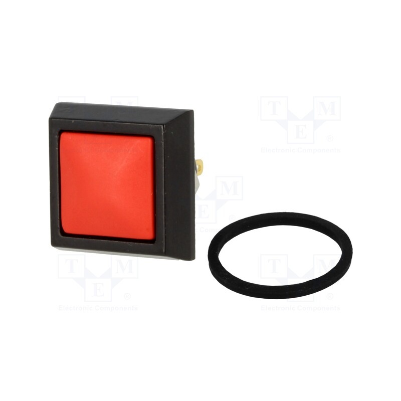 10 pcs : GQ12S-10/J/R/A - Switch: vandal resistant, Pos: 2, SPST-NO, 2A/36VDC, IP65, OFF-(ON)
