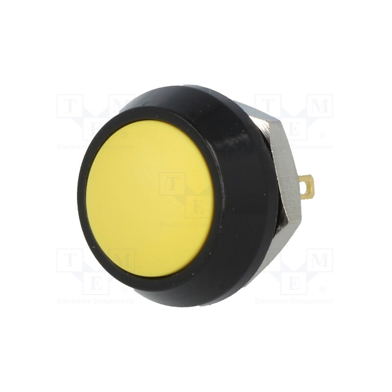10 pcs : GQ12B-10/J/Y/A - Switch: vandal resistant, Pos: 2, SPST-NO, 2A/36VDC, IP65, OFF-(ON)