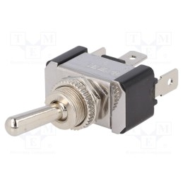 10 pcs : R13-6-01-HWR - Switch: toggle, Pos: 3, SPDT, ON-ON, 20A/12VDC, 0÷65°C, Toggle: round