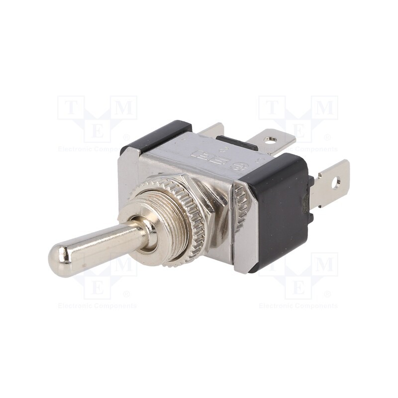10 pcs : R13-6-01-HWR - Switch: toggle, Pos: 3, SPDT, ON-ON, 20A/12VDC, 0÷65°C, Toggle: round