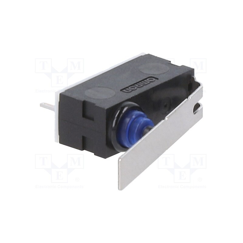 10 pcs : D2AW-A052D-R - Microswitch SNAP ACTION, 0.1A/12VDC, SPST-NC, Rcont max: 100mΩ