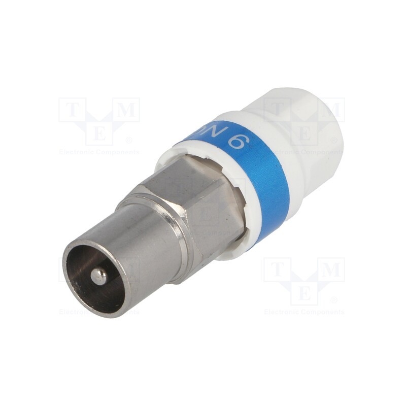 10 pcs : 99909686 IECM-56 5.1 - Plug, coaxial 9.5mm (IEC 169-2), for cable