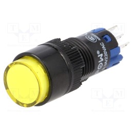 10 pcs : LAS2Y-11Z/Y - Switch: push-button, Pos: 2, SPDT, 0.5A/250VAC, 1A/24VDC, ON-ON