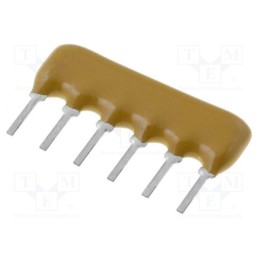 20 pcs : 4606X-102-102LF - Resistor network: Y, THT, 1kΩ, ±2%, 0.3W, No.of resistors: 3, 100V