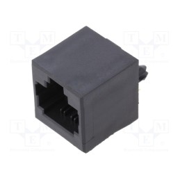 10 pcs : A00-108-220-450 - Socket, RJ45, PIN: 8, Cat: 5, Layout: 8p8c, THT, straight