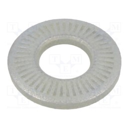 500 pcs : 8026181 - Washer, internally serrated, M6, D14mm, h2.1mm, spring steel