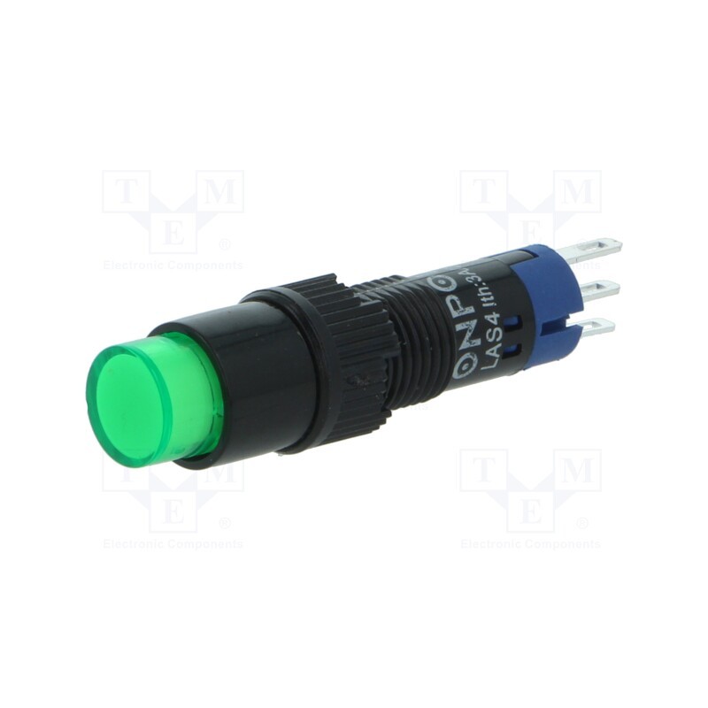 10 pcs : LAS4Y-11Z/G - Switch: push-button, Pos: 2, SPDT, 0.5A/250VAC, 1A/24VDC, ON-ON