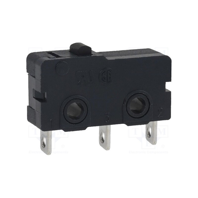 10 pcs : ZM50E10A01 - Microswitch SNAP ACTION, 5A/250VAC, 5A/30VDC, without lever