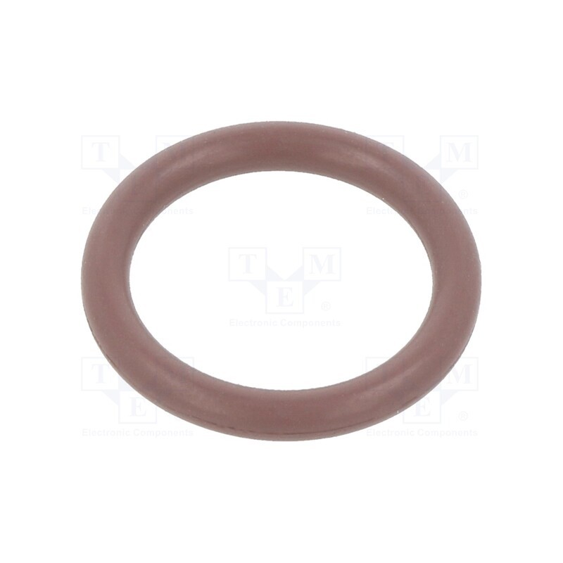 50 pcs : 01-0015.00X2.5 ORING 80FPM BROWN - O-ring gasket, FPM, Thk: 2.5mm, Øint: 15mm, brown, -20÷200°C