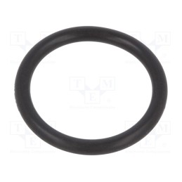 50 pcs : 01-0023.00X3 ORING 75FPM BLACK - O-ring gasket, FPM, Thk: 3mm, Øint: 23mm, black, -20÷200°C