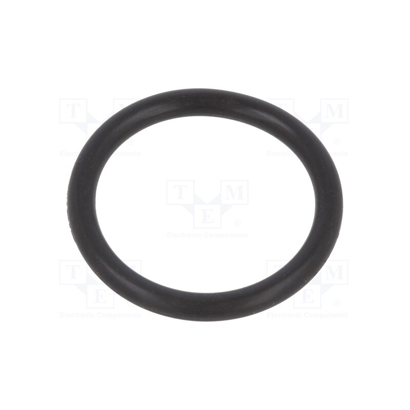 50 pcs : 01-0023.00X3 ORING 75FPM BLACK - O-ring gasket, FPM, Thk: 3mm, Øint: 23mm, black, -20÷200°C