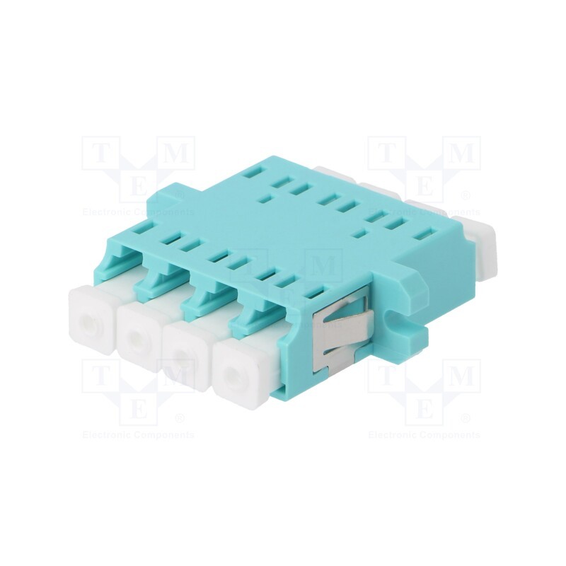 10 pcs : A001-LC-DX-1168 - Connector: fiber optic, socket,coupler, duplex,multi mode (MM)