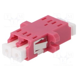 10 pcs : A001-LC-DX-1178 - Connector: fiber optic, socket,coupler, duplex,multi mode (MM)