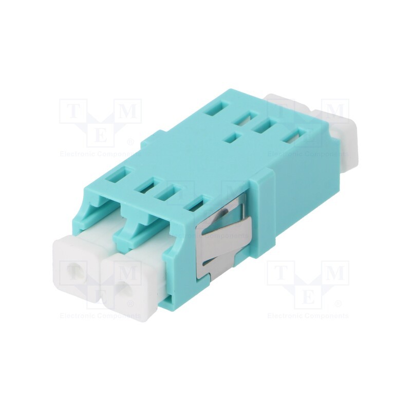 10 pcs : A001-LC-DX-2168 - Connector: fiber optic, socket,coupler, duplex,multi mode (MM)