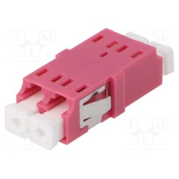 10 pcs : A001-LC-DX-2178 - Connector: fiber optic, socket,coupler, duplex,multi mode (MM)