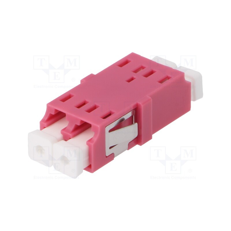 10 pcs : A001-LC-DX-2178 - Connector: fiber optic, socket,coupler, duplex,multi mode (MM)