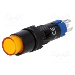 10 pcs : LAS4Y-11/24/O - Switch: push-button, Pos: 2, SPDT, 0.5A/250VAC, 1A/24VDC, ON-(ON)