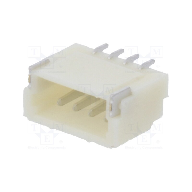 20 pcs : A1001WR-S-4P - Socket, wire-board, male, 1mm, PIN: 4, SMT, 50V, 1A, tinned, 20mΩ
