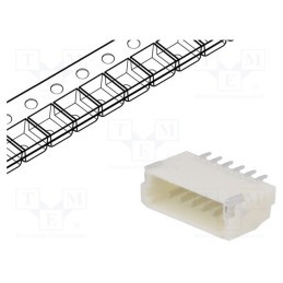 20 pcs : A1001WR-S-6P - Socket, wire-board, male, 1mm, PIN: 6, SMT, 50V, 1A, tinned, 20mΩ