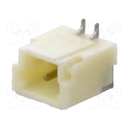 20 pcs : A1001WV-S-2P - Socket, wire-board, male, 1mm, PIN: 2, SMT, 50V, 1A, tinned, 20mΩ