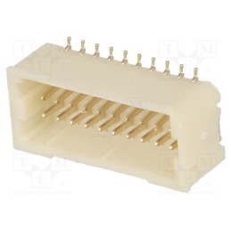 10 pcs : A1001WV-S-2X10P - Socket, wire-board, male, 1mm, PIN: 20, SMT, 50V, 1A, tinned, 20mΩ