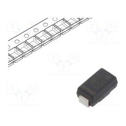 50 pcs : GS1ME-TP - Diode: rectifying, SMD, 1kV, 1A, 2us, SMAE, Ufmax: 1.1V, Ifsm: 30A