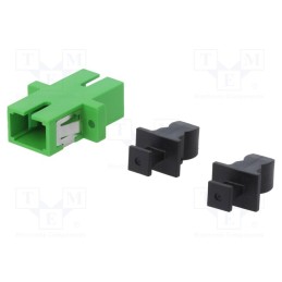 10 pcs : A101-SCA-SX-1113 - Connector: fiber optic, socket,coupler, SCA, female, ways: 1, green