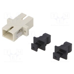 10 pcs : A101-SC-SX-1153 - Connector: fiber optic, socket,coupler, simplex,multi mode (MM)