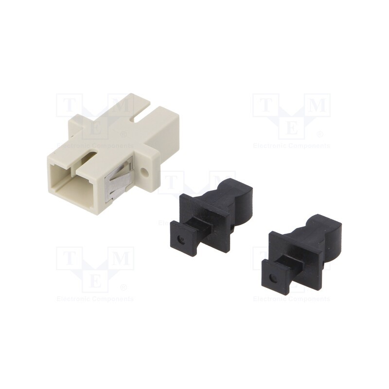 10 pcs : A101-SC-SX-1153 - Connector: fiber optic, socket,coupler, simplex,multi mode (MM)
