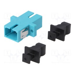 10 pcs : A101-SC-SX-1163 - Connector: fiber optic, socket,coupler, simplex,multi mode (MM)